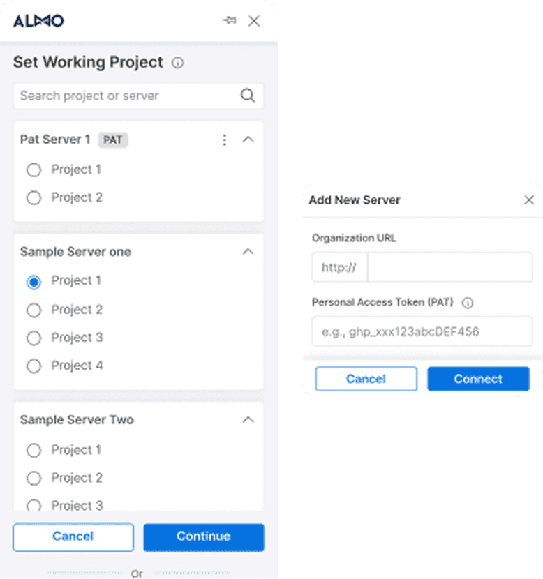 Connect DevOps Server