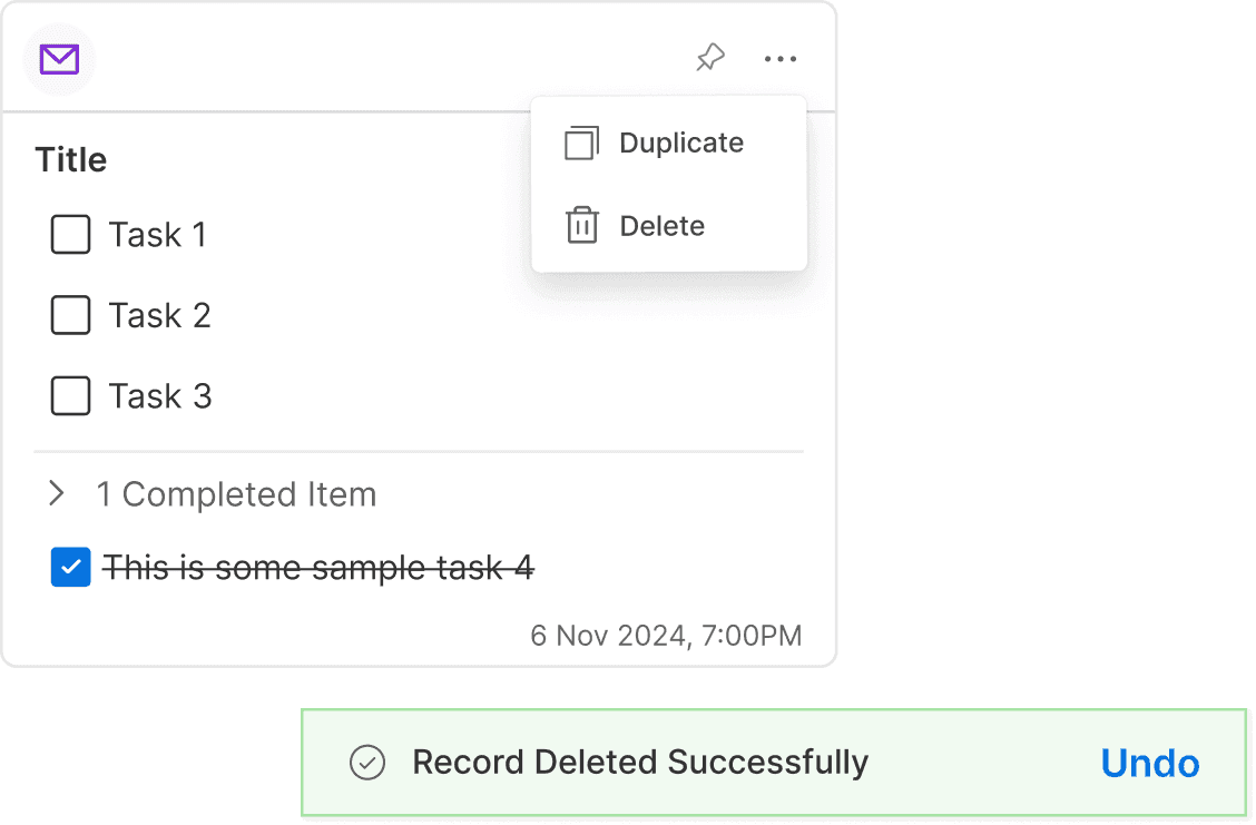 Deleting Record