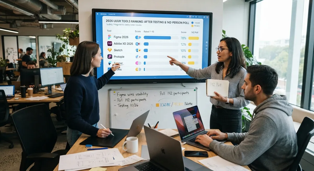 Best UI/UX Design Tools in 2026: Ranked After Testing and a 142 Person Poll