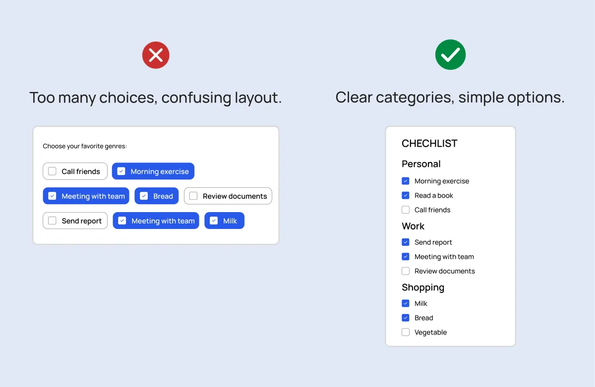Overwhelming Checklists and Information Overload